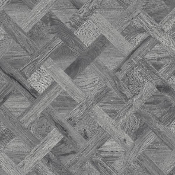 Basket Weave Woodland Oak DARK GREY