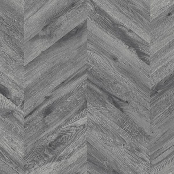 Chevron Woodland Oak DARK GREY 