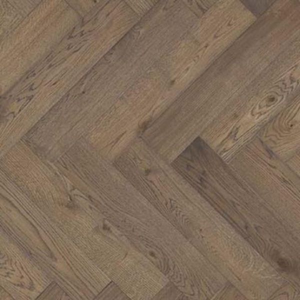 Oak Old Grey Herringbone 