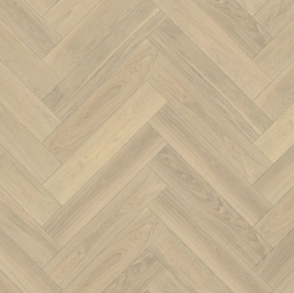 Oak Herringbone AB Crème White