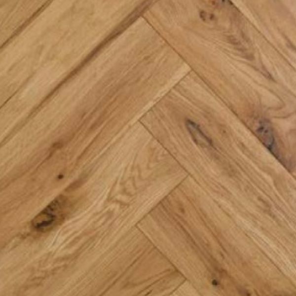Matt Oak Herringbone 